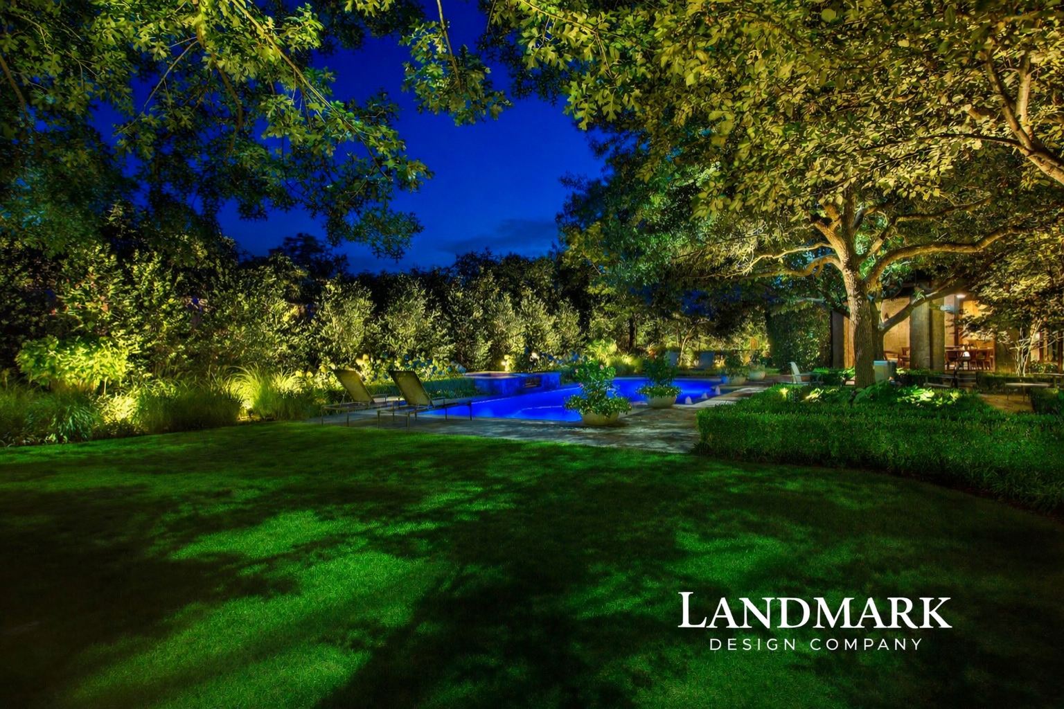 Soft, natural tree uplighting